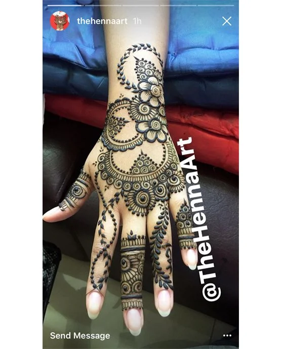 Creative Outline On Rose Back Hand Mehndi Design Creative Outline On Rose Back Hand Mehndi Design